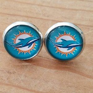 Miami dolphins deals earrings